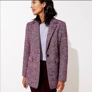LOFT Herringbone Blazer